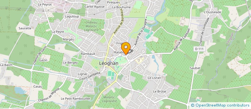 localisation de l'entreprise MONSIEUR JULIEN VIAUD  LEOGNAN