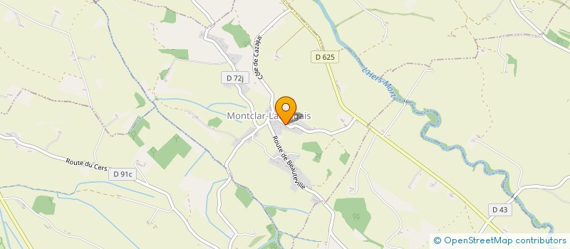 localisation de l'entreprise MONSIEUR JULIEN VICARIO  MONTCLAR-LAURAGAIS