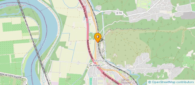 localisation de l'entreprise MONSIEUR JULIEN VICENTE  MORNAS