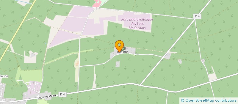 localisation de l'entreprise MONSIEUR JULIEN VIDAL  HOURTIN