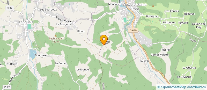 localisation de l'entreprise MONSIEUR JULIEN VIDAL à LANQUAIS