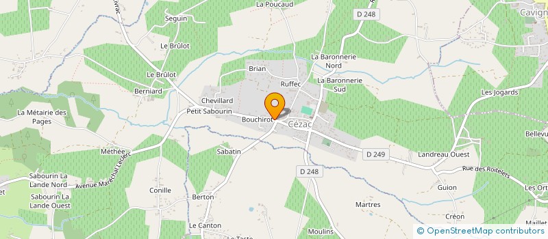 localisation de l'entreprise MONSIEUR JULIEN VIDAL à CEZAC
