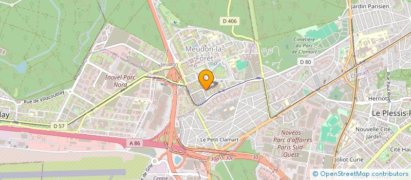 localisation de l'entreprise MONSIEUR JULIEN VIDAL  MEUDON