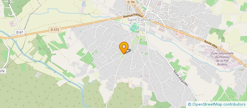 localisation de l'entreprise MONSIEUR JULIEN VIDALE  SAINT-CANNAT