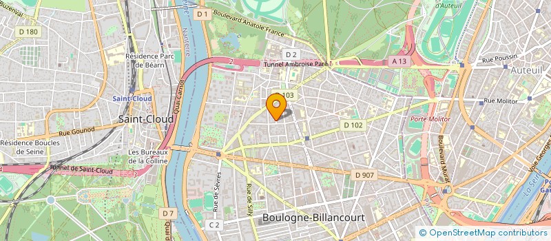 localisation de l'entreprise MONSIEUR JULIEN VIGNAU à BOULOGNE-BILLANCOURT