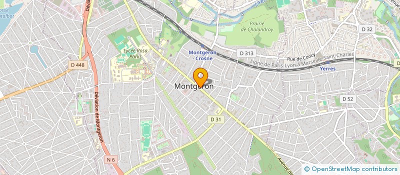 localisation de l'entreprise MONSIEUR JULIEN VIGNAUD à MONTGERON