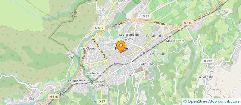 localisation de l'entreprise MONSIEUR JULIEN VIGNE  PERPIGNAN