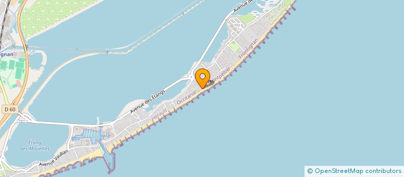 localisation de l'entreprise MONSIEUR JULIEN VIGNE à FRONTIGNAN