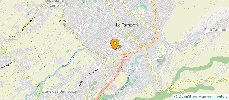 localisation de l'entreprise MONSIEUR JULIEN VIGNE à LE TAMPON