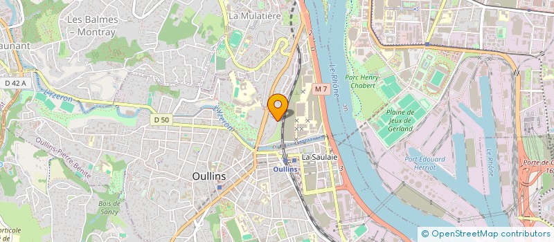 localisation de l'entreprise MONSIEUR JULIEN VIGNON  OULLINS-PIERRE-BENITE