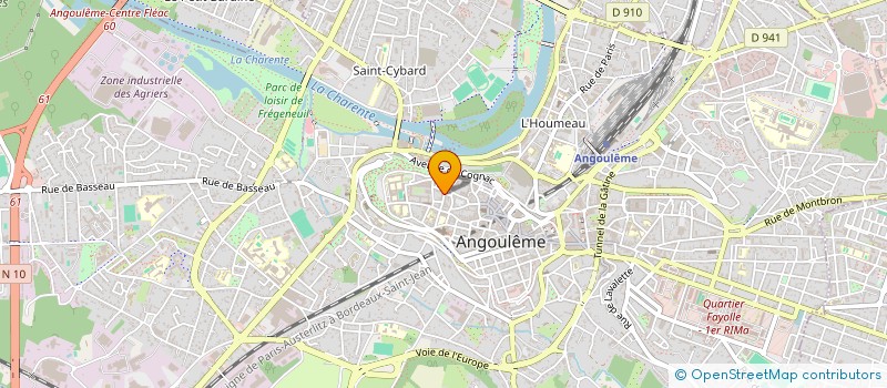 localisation de l'entreprise MONSIEUR JULIEN VIGNON à ANGOULEME