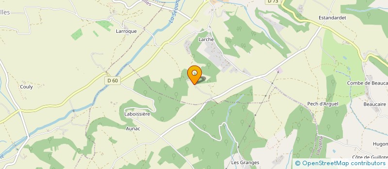 localisation de l'entreprise MONSIEUR JULIEN VILA  LAUZERTE