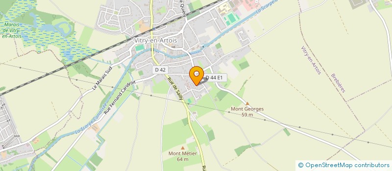 localisation de l'entreprise MONSIEUR JULIEN VILET  VITRY-EN-ARTOIS