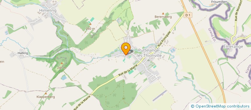 localisation de l'entreprise MONSIEUR JULIEN VILGICQUEL  PUTTELANGE-LES-THIONVILLE