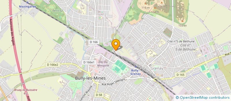 localisation de l'entreprise MONSIEUR JULIEN VILLAIN à BULLY-LES-MINES
