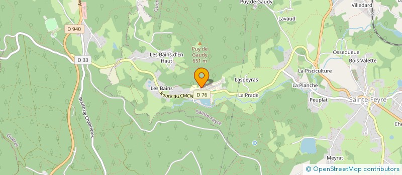 localisation de l'entreprise MONSIEUR JULIEN VILLEGENTE à SAINTE-FEYRE