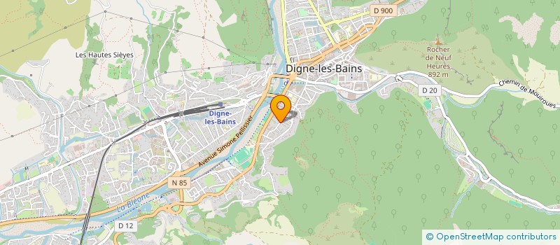 localisation de l'entreprise MONSIEUR JULIEN VILLERMIN à DIGNE-LES-BAINS