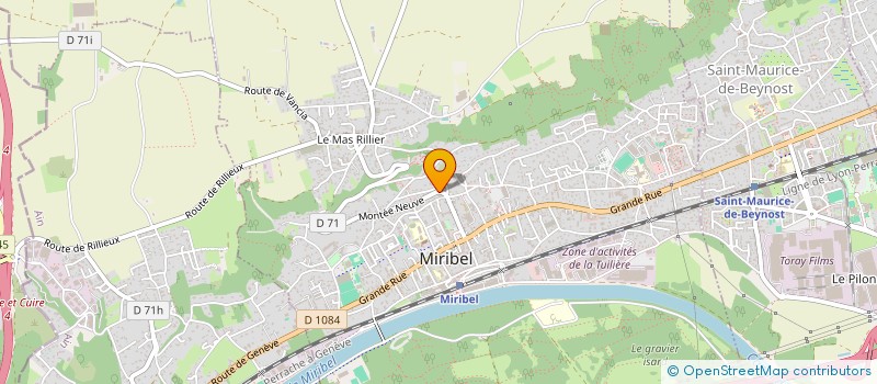 localisation de l'entreprise MONSIEUR JULIEN VINCENT  NEYRON