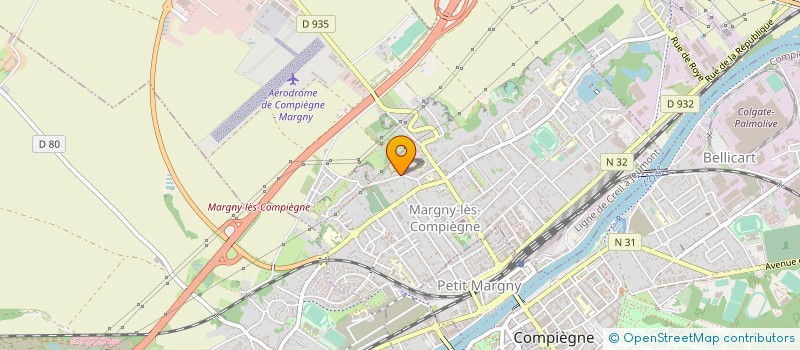 localisation de l'entreprise MONSIEUR JULIEN VIS  COMPIEGNE