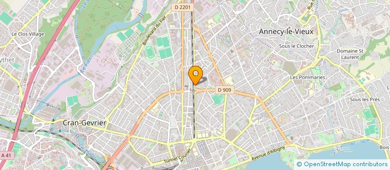 localisation de l'entreprise MONSIEUR JULIEN VISEUR  ANNECY