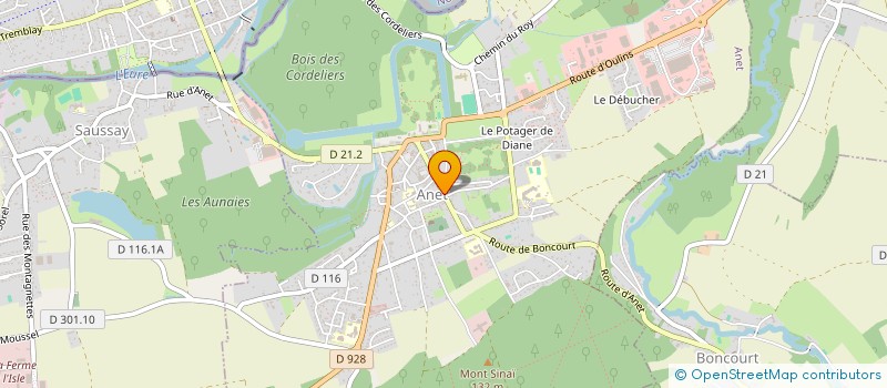 localisation de l'entreprise MONSIEUR JULIEN VITART à ANET