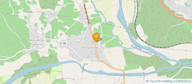 localisation de l'entreprise MONSIEUR JULIEN VITRANI  RIBAUTE-LES-TAVERNES