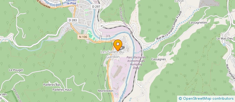 localisation de l'entreprise MONSIEUR JULIEN VIVANCOS  LES SALLES-DU-GARDON