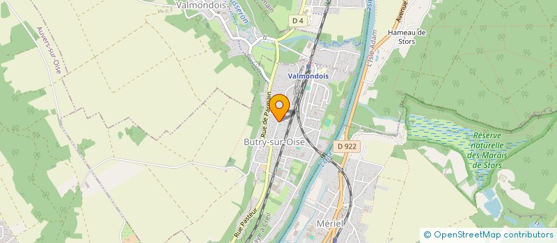 localisation de l'entreprise MONSIEUR JULIEN VIVIER  BUTRY-SUR-OISE