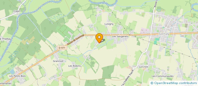 localisation de l'entreprise MONSIEUR JULIEN VIVIER  SORNAY