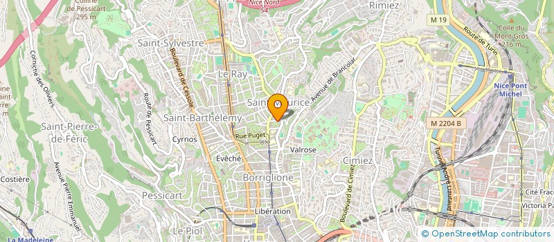 localisation de l'entreprise MONSIEUR JULIEN VOISIN à NICE