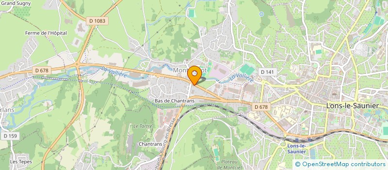 localisation de l'entreprise MONSIEUR JULIEN VOLATIER  MONTMOROT