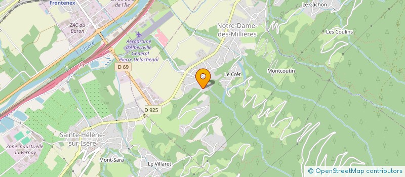 localisation de l'entreprise MONSIEUR JULIEN VOLET  NOTRE-DAME-DES-MILLIERES