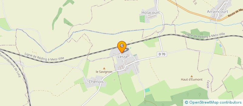 localisation de l'entreprise MONSIEUR JULIEN VOYER  LESSE