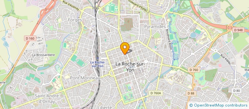 localisation de l'entreprise MONSIEUR JULIEN VRIGNAUD  LA ROCHE-SUR-YON