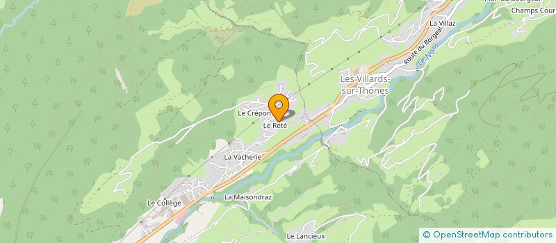 localisation de l'entreprise MONSIEUR JULIEN VULLIET  THONES