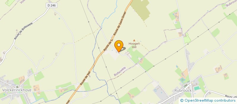 localisation de l'entreprise MONSIEUR JULIEN WAELES  BOLLEZEELE