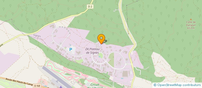 localisation de l'entreprise MONSIEUR JULIEN WAHL  SIGNES