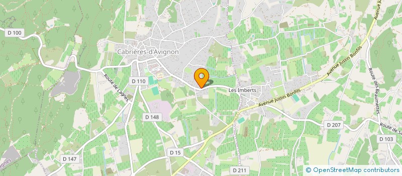 localisation de l'entreprise MONSIEUR JULIEN WALBRON  CABRIERES-D'AVIGNON