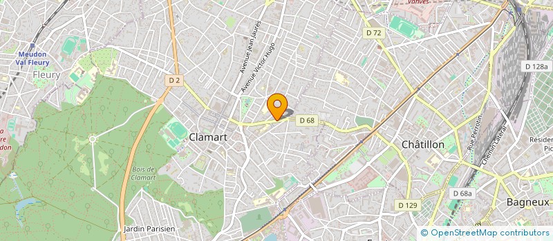 localisation de l'entreprise MONSIEUR JULIEN WALD à CLAMART