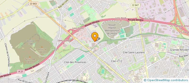 localisation de l'entreprise MONSIEUR JULIEN WALKOWIAK  LOOS-EN-GOHELLE