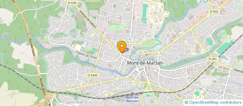 localisation de l'entreprise MONSIEUR JULIEN WANG  MONT-DE-MARSAN