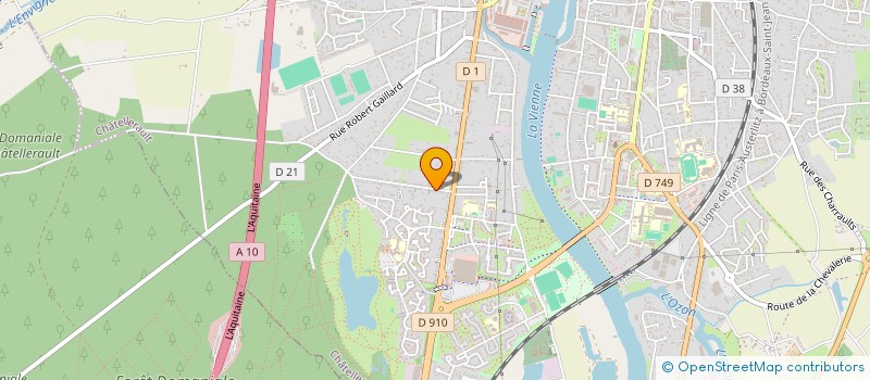 localisation de l'entreprise MONSIEUR JULIEN WARINTHRASAK  CHATELLERAULT