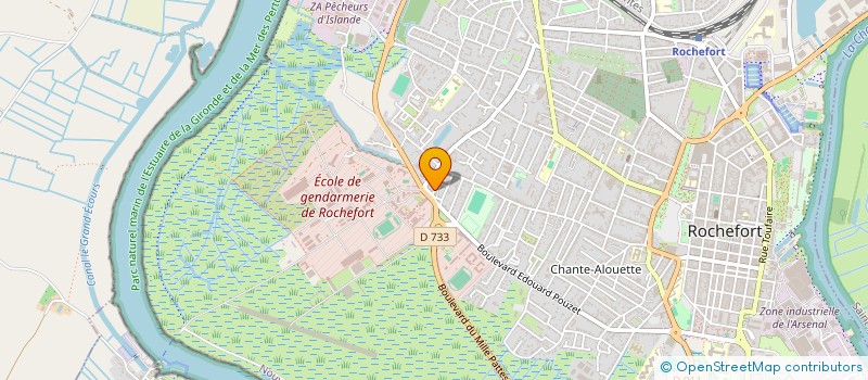 localisation de l'entreprise MONSIEUR JULIEN WASILEWSKI  ROCHEFORT