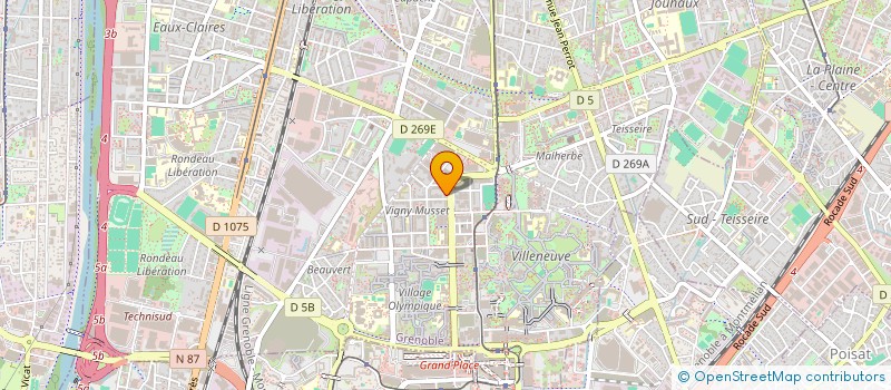 localisation de l'entreprise MONSIEUR JULIEN WATTEBLED  GRENOBLE