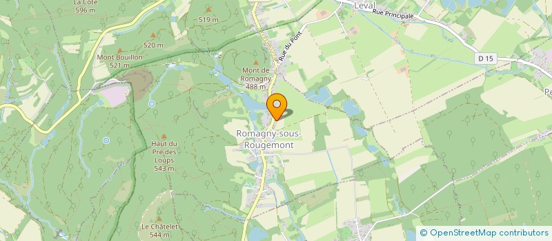 localisation de l'entreprise MONSIEUR JULIEN WELLER à ROMAGNY-SOUS-ROUGEMONT