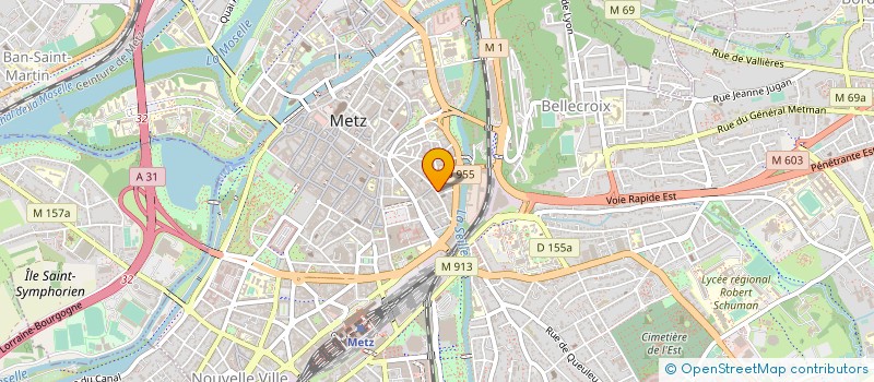 localisation de l'entreprise MONSIEUR JULIEN WERTHEIMER  METZ