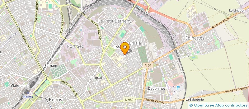 localisation de l'entreprise MONSIEUR JULIEN WITKOWSKI  REIMS