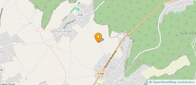 localisation de l'entreprise MONSIEUR JULIEN WITOMSKI  LE THUIT DE L'OISON