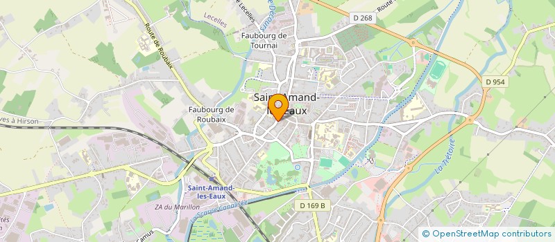 localisation de l'entreprise MONSIEUR JULIEN WUILBERT  SAINT-AMAND-LES-EAUX