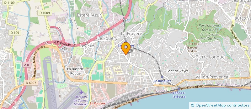 localisation de l'entreprise MONSIEUR JULIEN XAUSA  CANNES